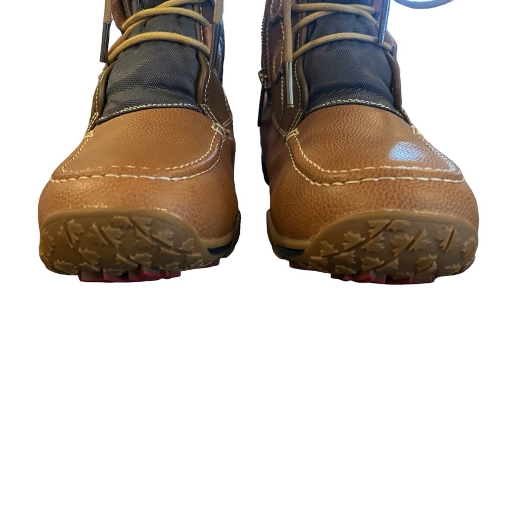 NWOT Pajar Canada waterproof leather textile faux fur sherpa lined boots 8 8.5 - Picture 12 of 14